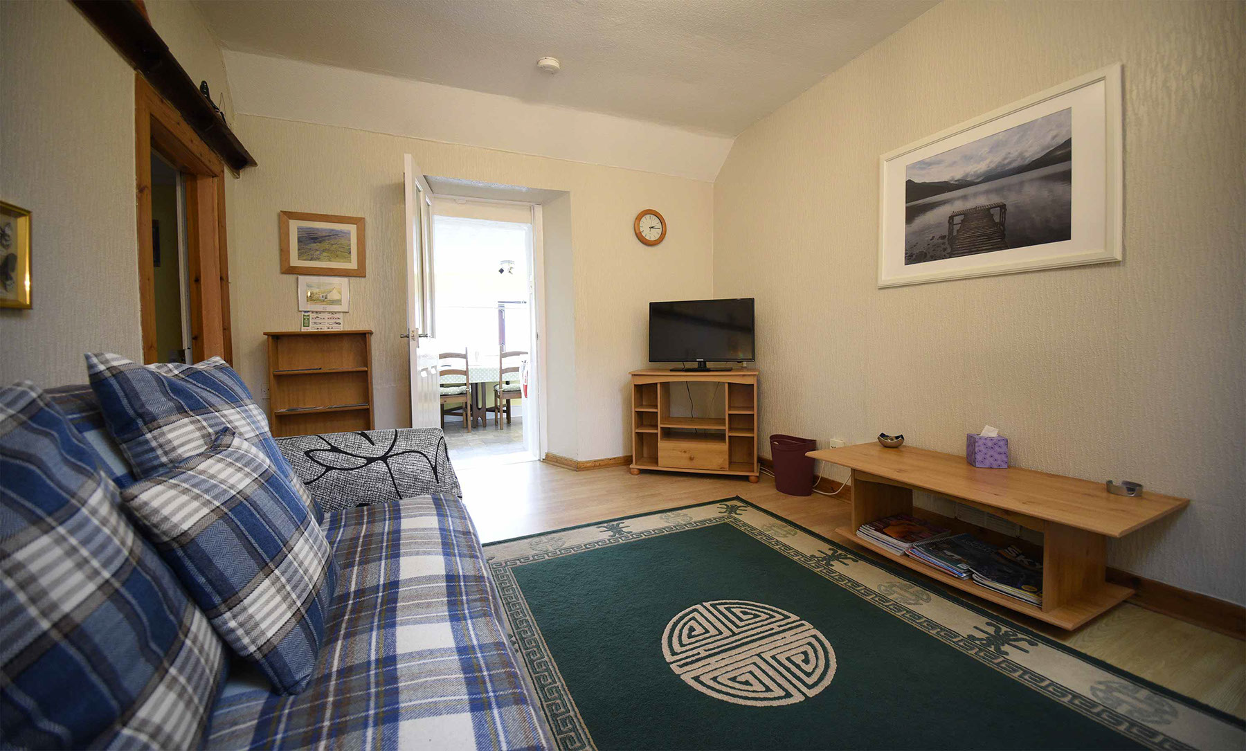 Spacious self catering accommodation at our Braes cottage with comfortable living room